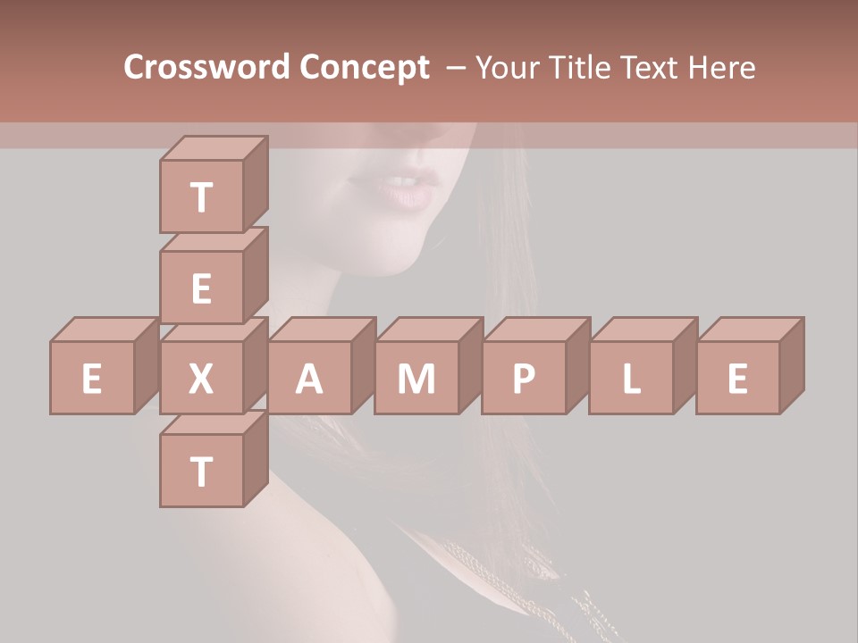 Eyes Casual Fashion PowerPoint Template