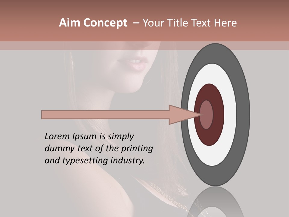 Eyes Casual Fashion PowerPoint Template