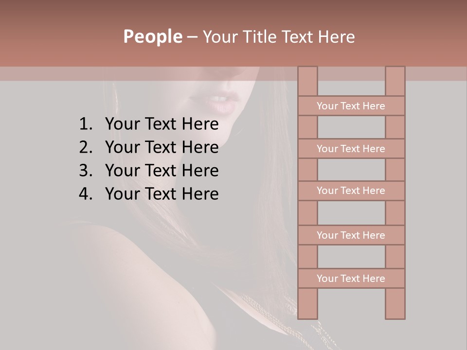 Eyes Casual Fashion PowerPoint Template