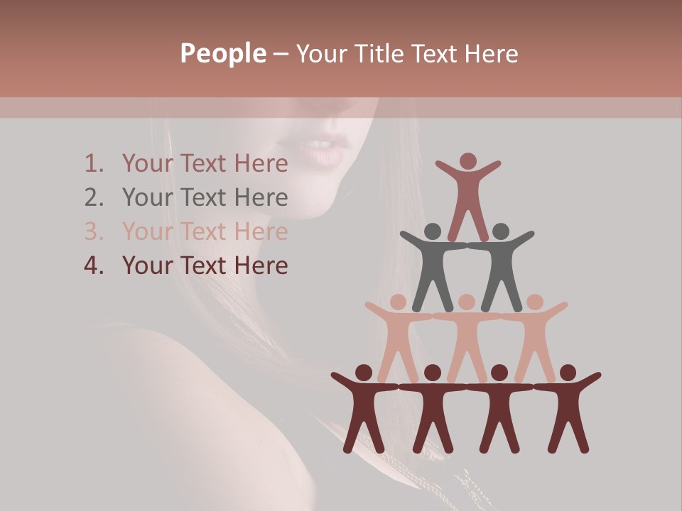 Eyes Casual Fashion PowerPoint Template