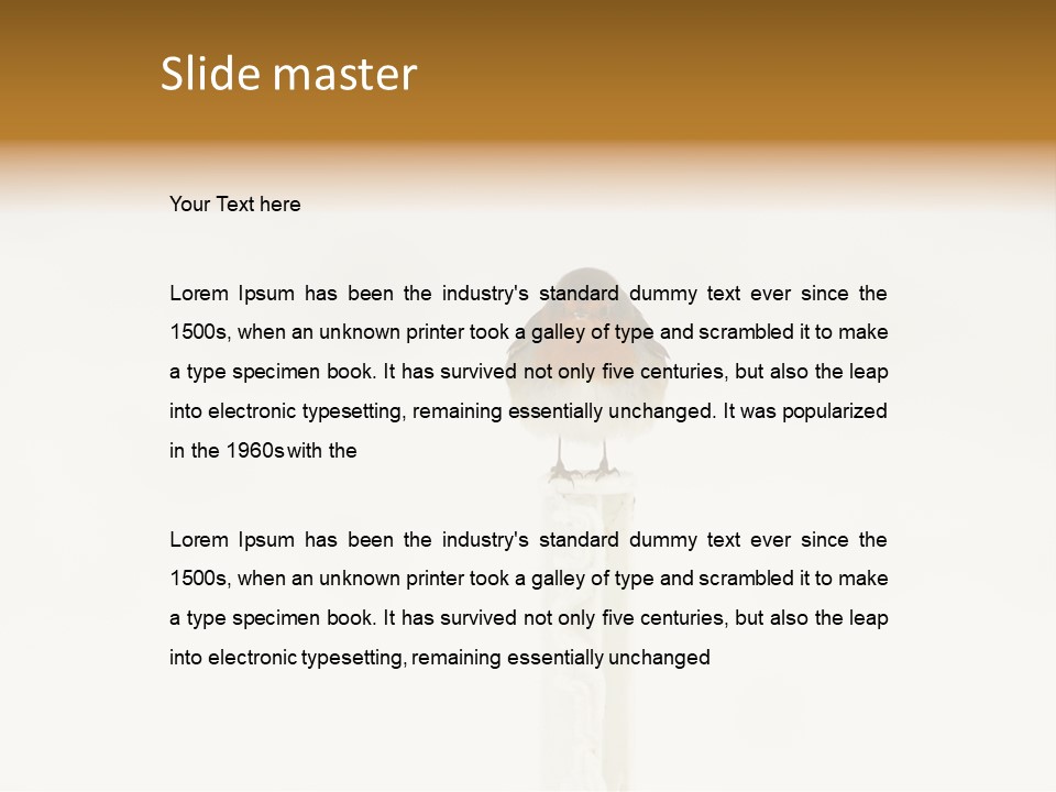 Beautiful Breast Light PowerPoint Template