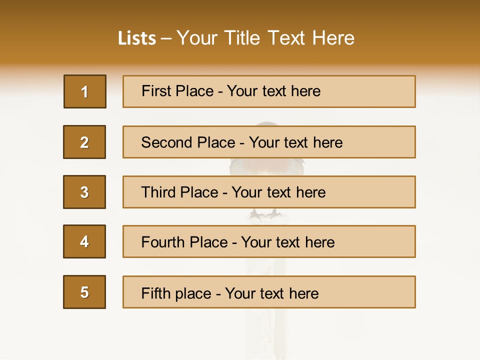 Beautiful Breast Light PowerPoint Template