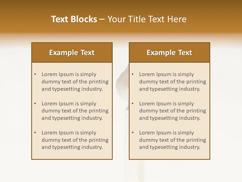 Beautiful Breast Light PowerPoint Template