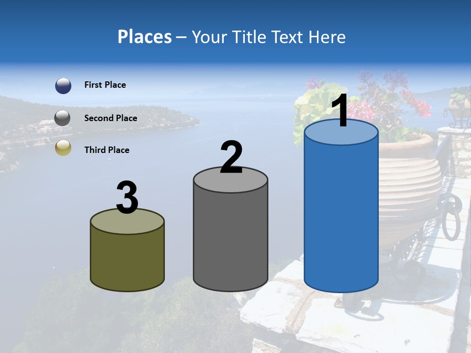 Tranquil Sea Beach PowerPoint Template