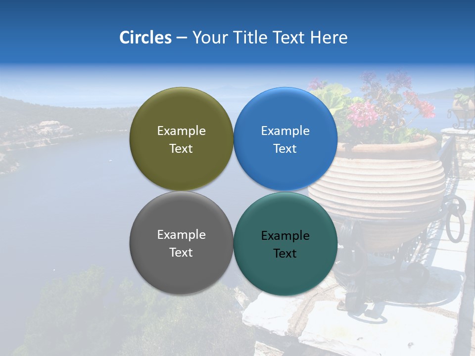 Tranquil Sea Beach PowerPoint Template