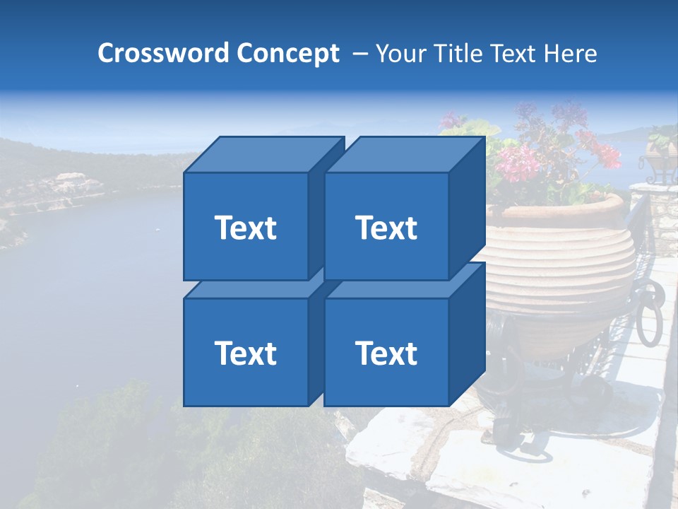 Tranquil Sea Beach PowerPoint Template