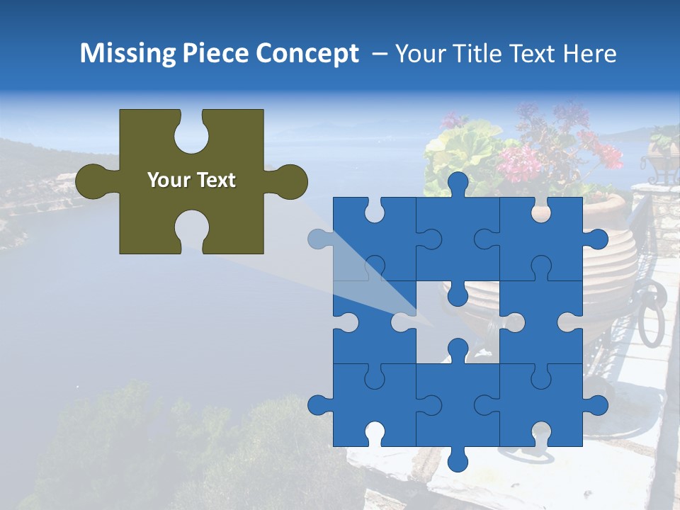 Tranquil Sea Beach PowerPoint Template