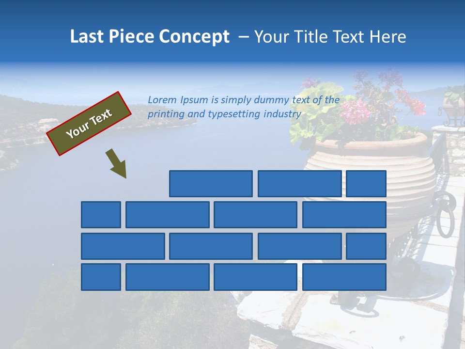 Tranquil Sea Beach PowerPoint Template