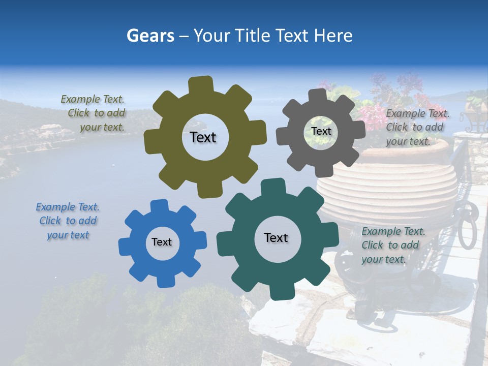 Tranquil Sea Beach PowerPoint Template