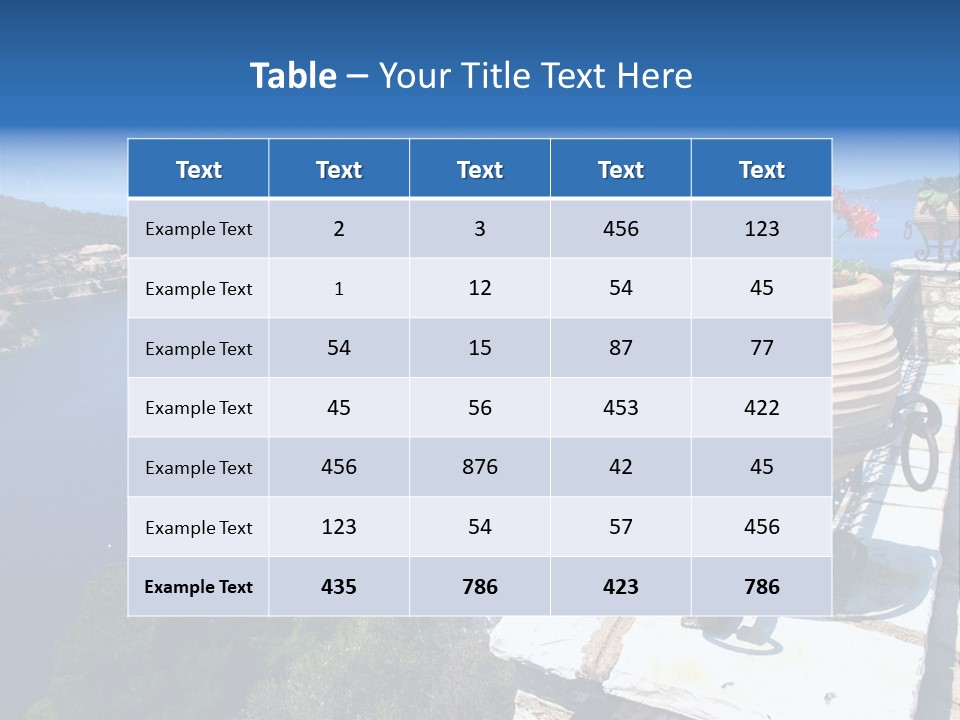 Tranquil Sea Beach PowerPoint Template