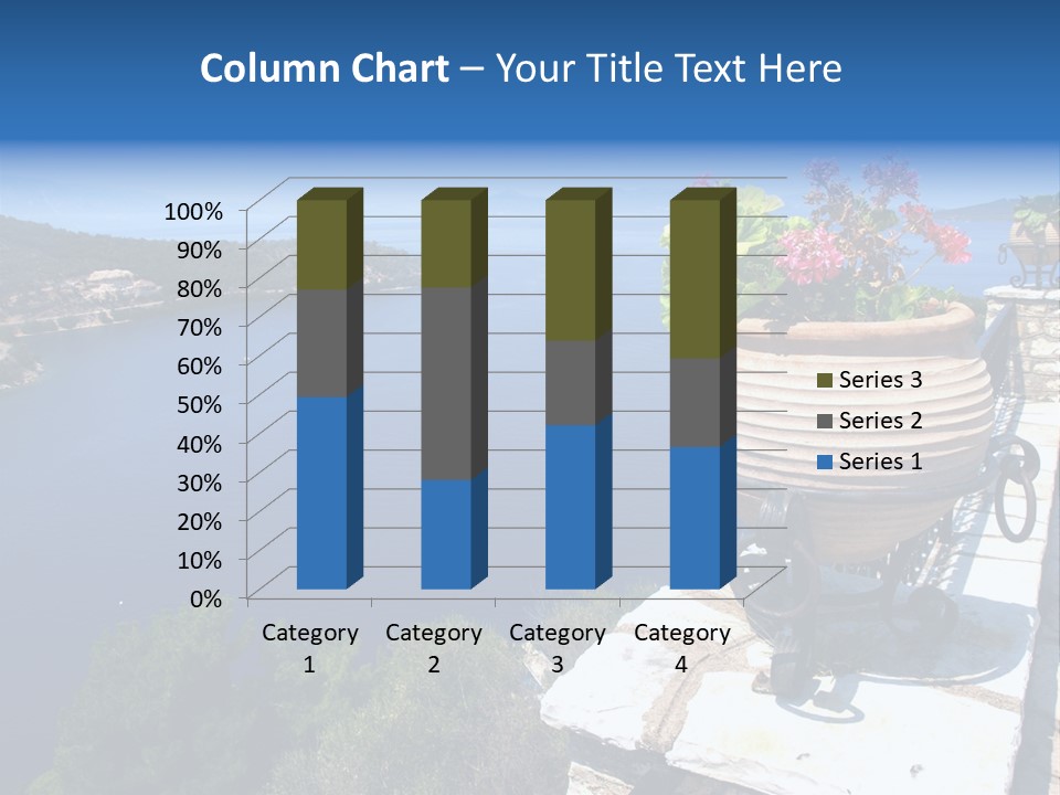 Tranquil Sea Beach PowerPoint Template