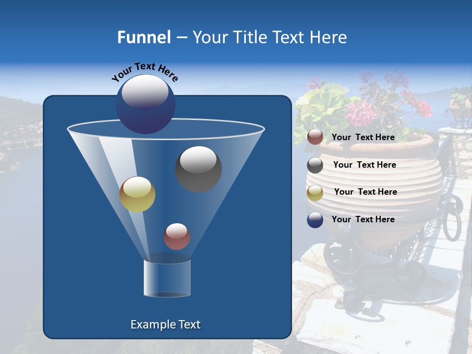 Tranquil Sea Beach PowerPoint Template