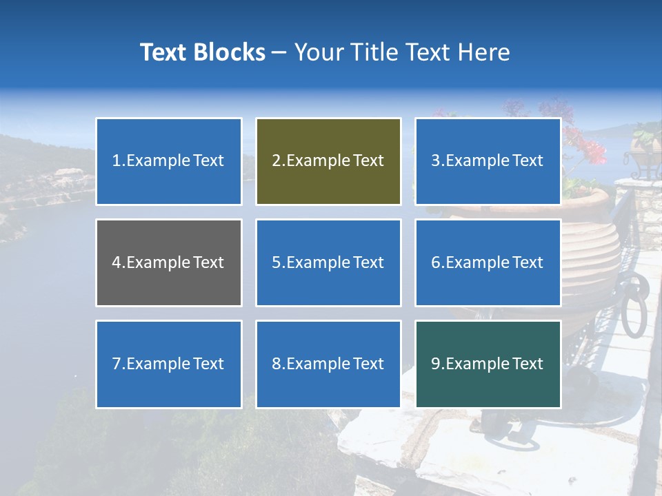 Tranquil Sea Beach PowerPoint Template