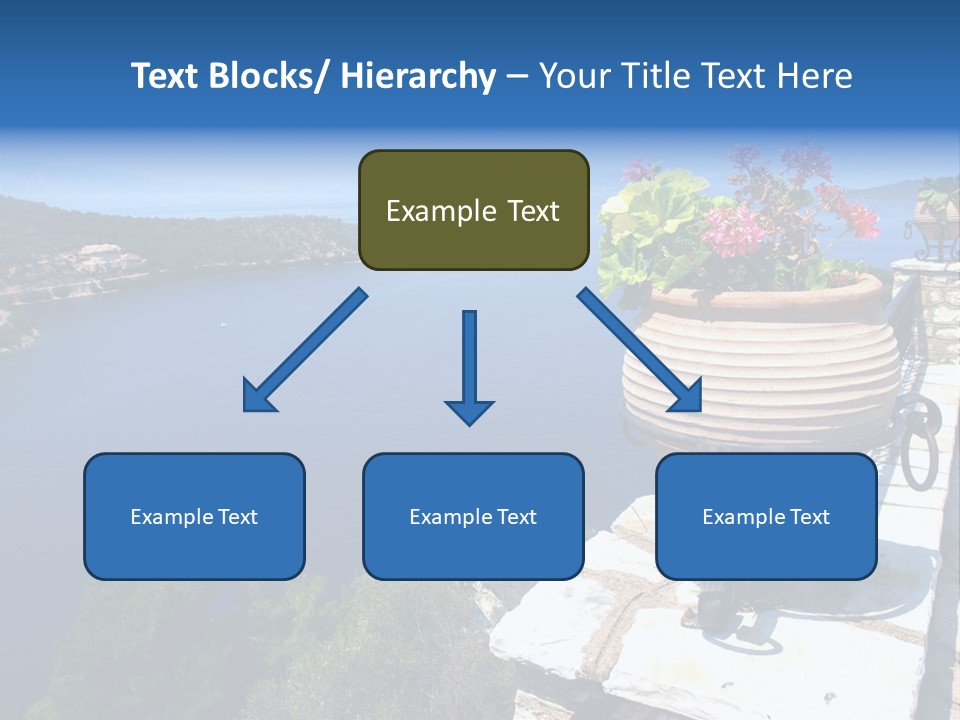 Tranquil Sea Beach PowerPoint Template