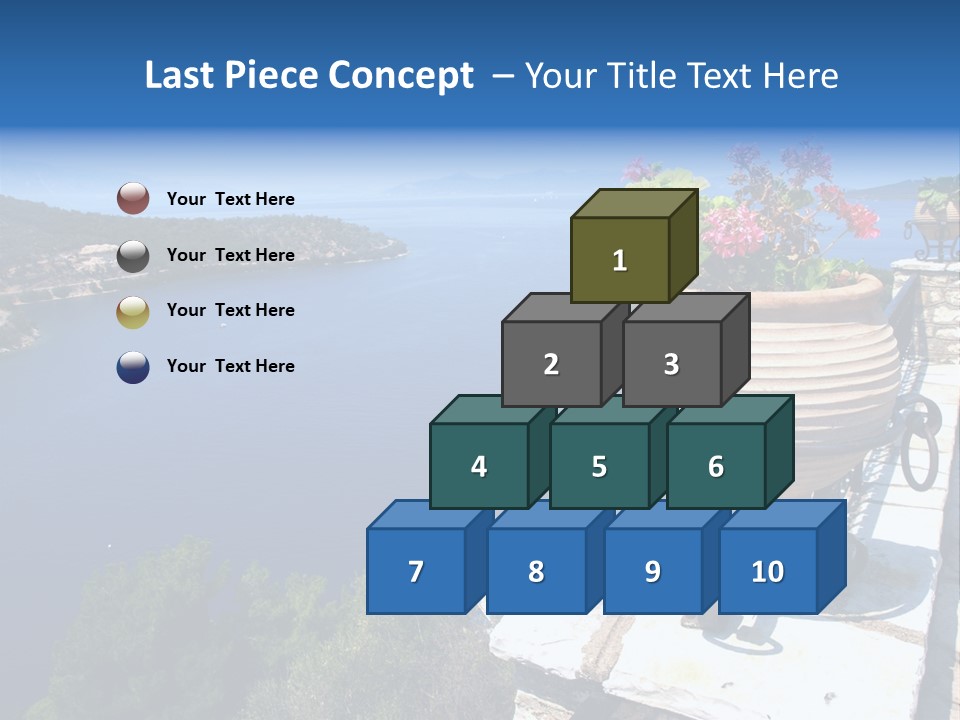 Tranquil Sea Beach PowerPoint Template