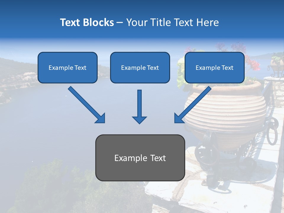 Tranquil Sea Beach PowerPoint Template