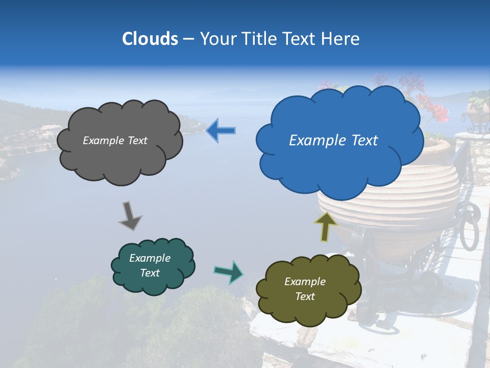 Tranquil Sea Beach PowerPoint Template