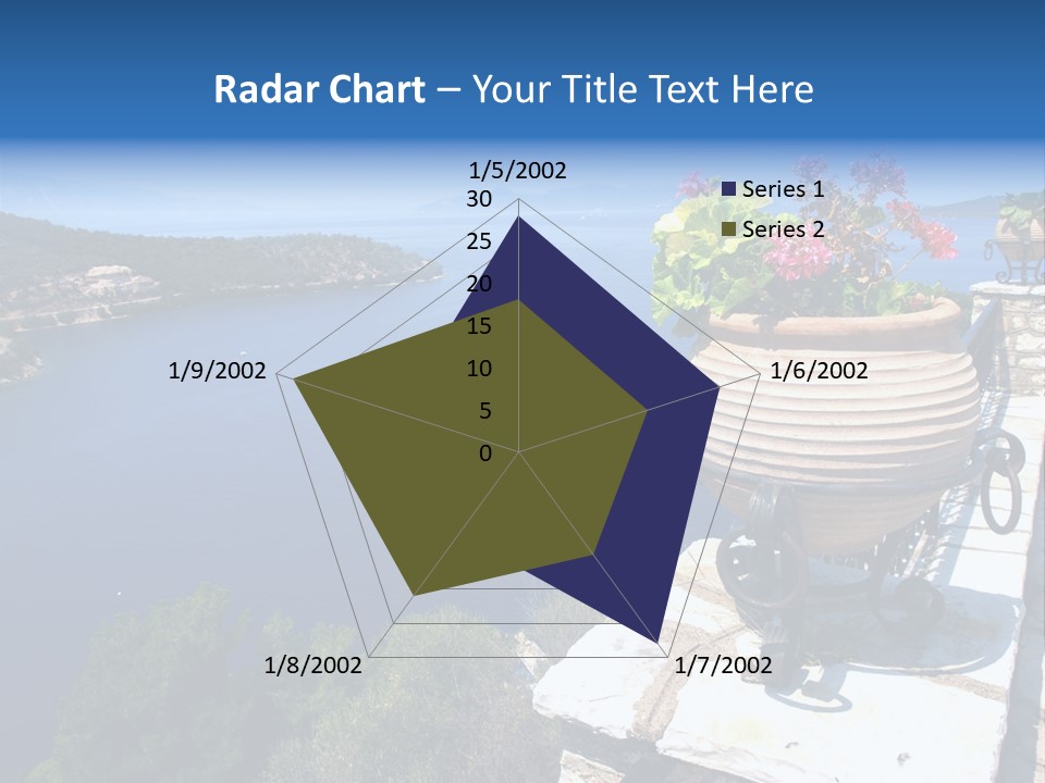 Tranquil Sea Beach PowerPoint Template