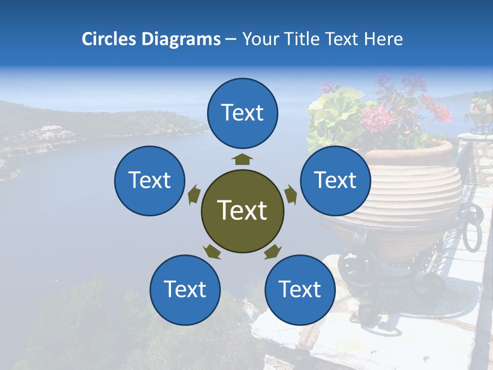 Tranquil Sea Beach PowerPoint Template