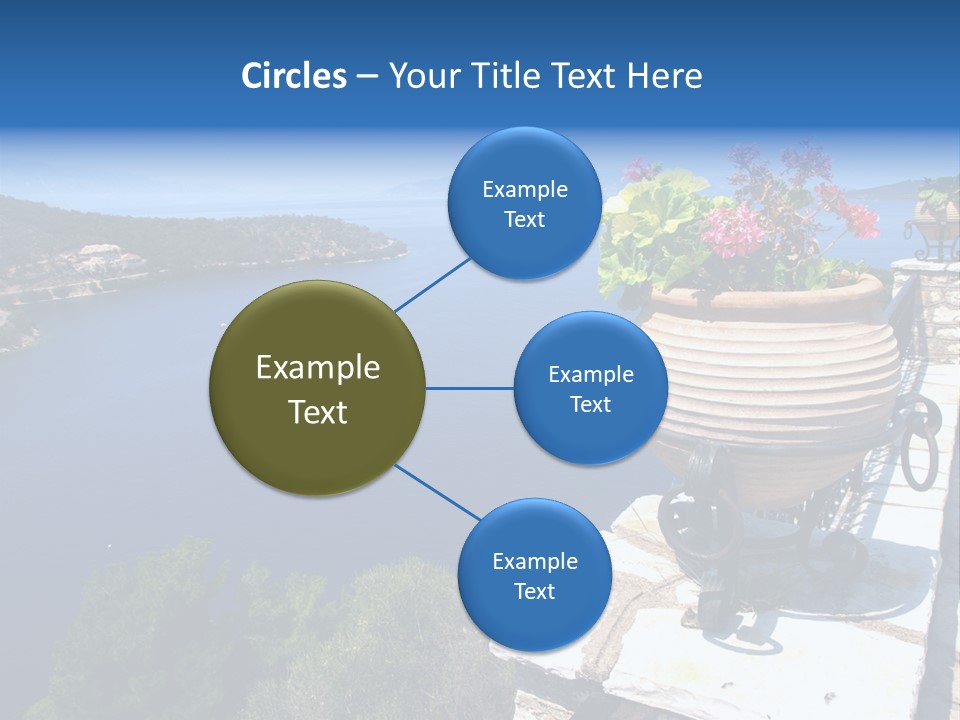 Tranquil Sea Beach PowerPoint Template