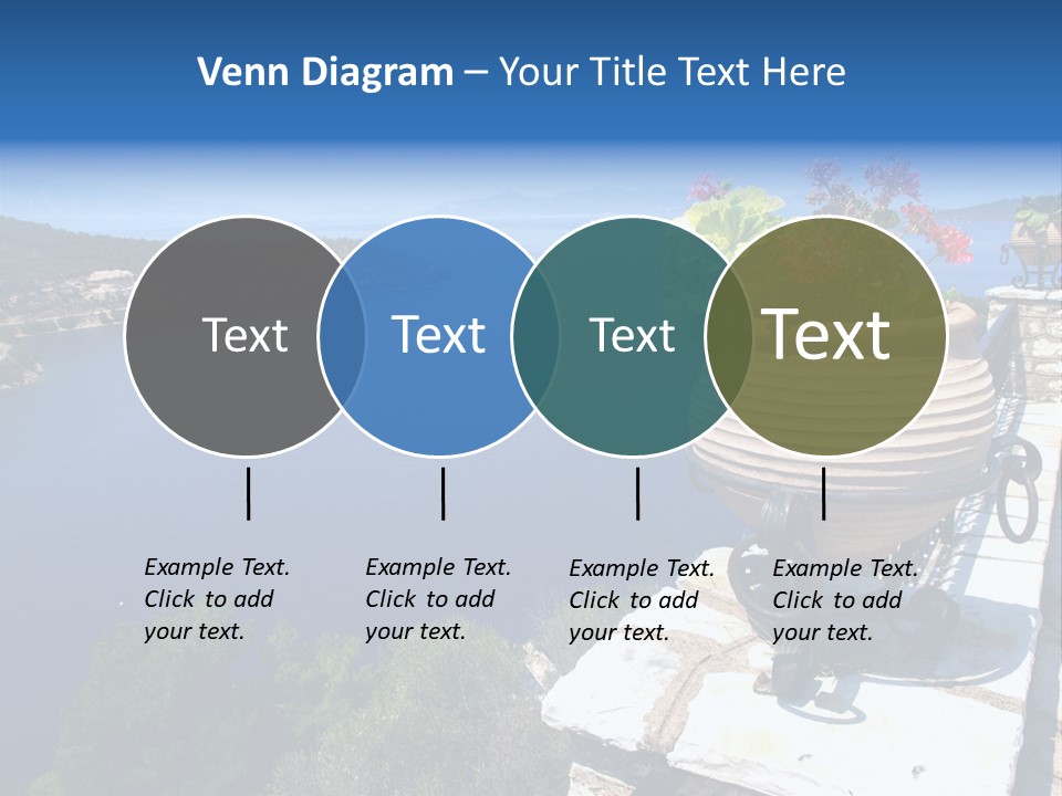 Tranquil Sea Beach PowerPoint Template