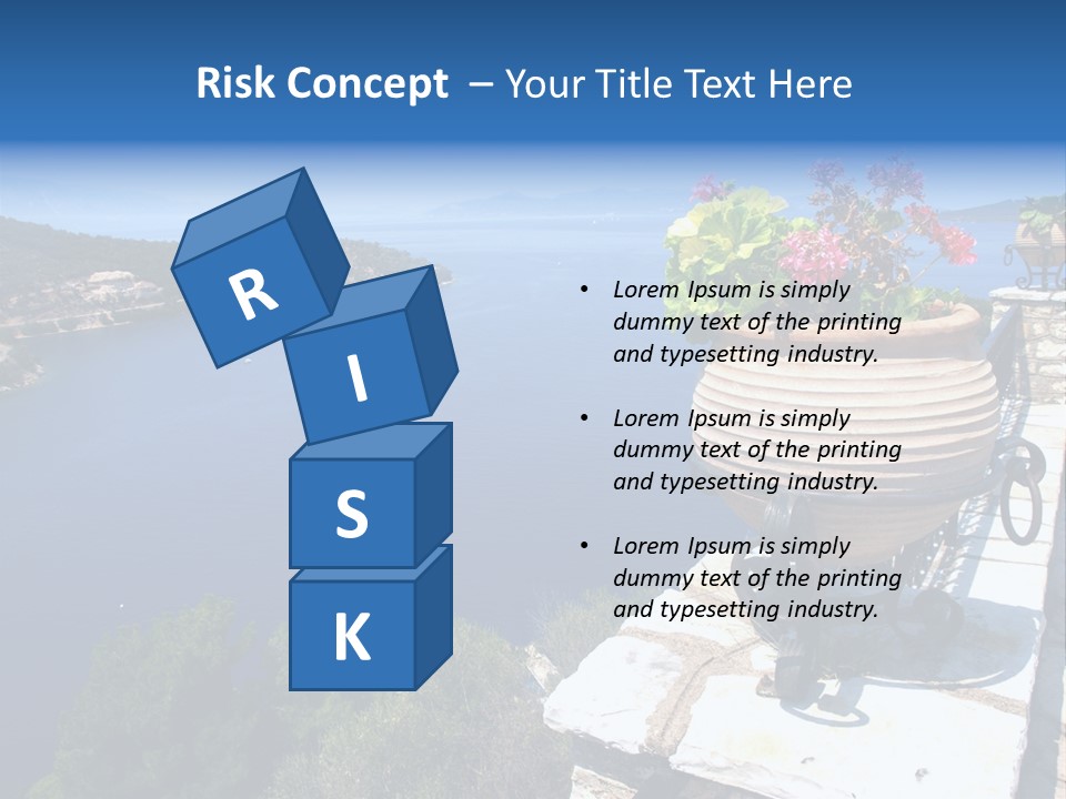 Tranquil Sea Beach PowerPoint Template