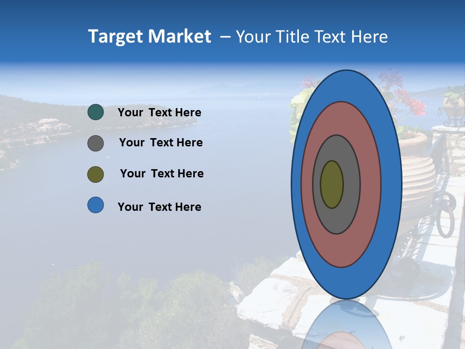 Tranquil Sea Beach PowerPoint Template