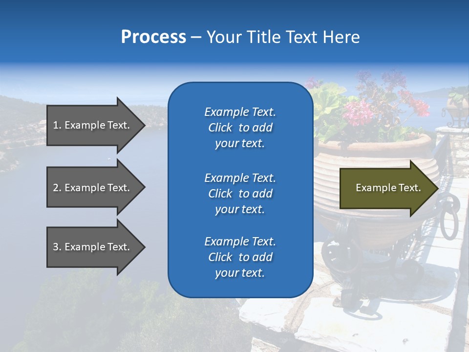 Tranquil Sea Beach PowerPoint Template
