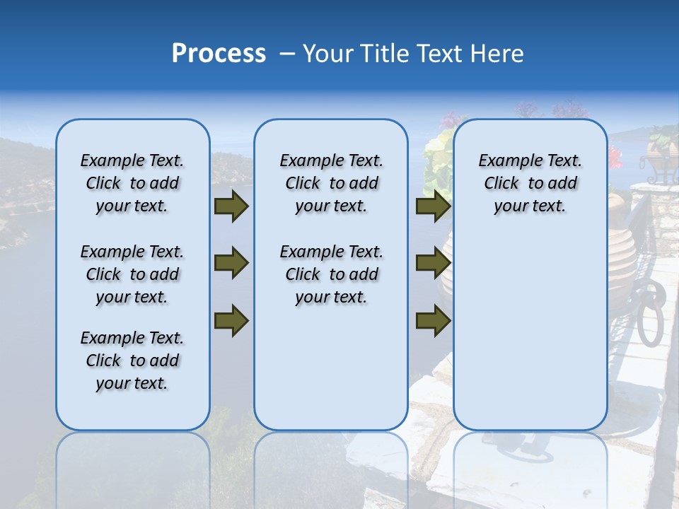 Tranquil Sea Beach PowerPoint Template