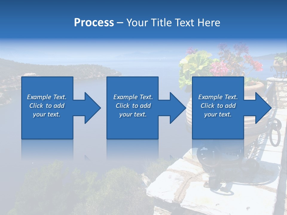 Tranquil Sea Beach PowerPoint Template