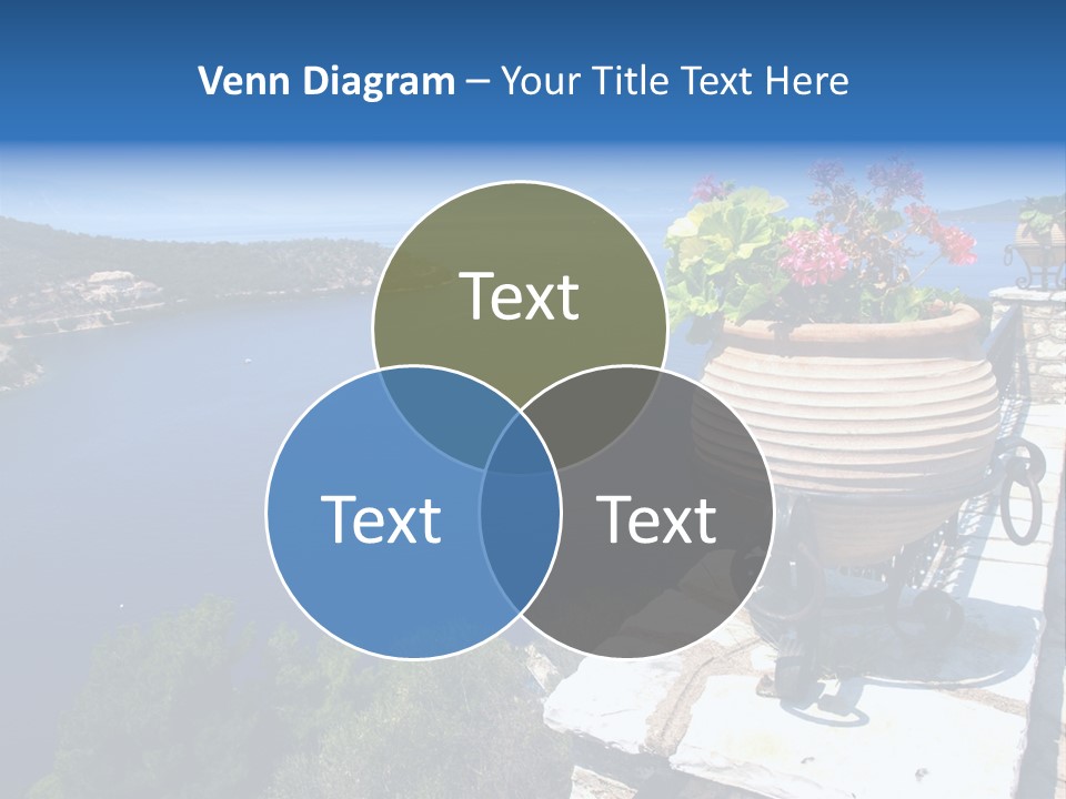 Tranquil Sea Beach PowerPoint Template