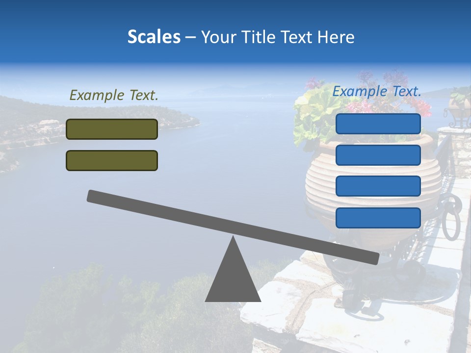 Tranquil Sea Beach PowerPoint Template