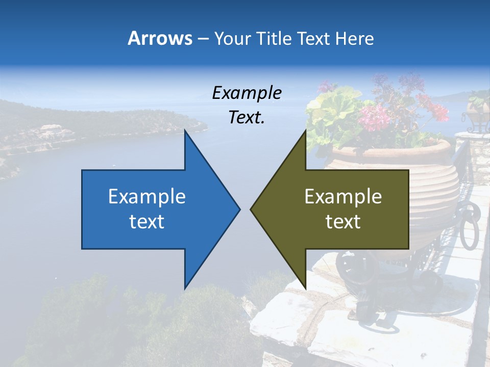 Tranquil Sea Beach PowerPoint Template