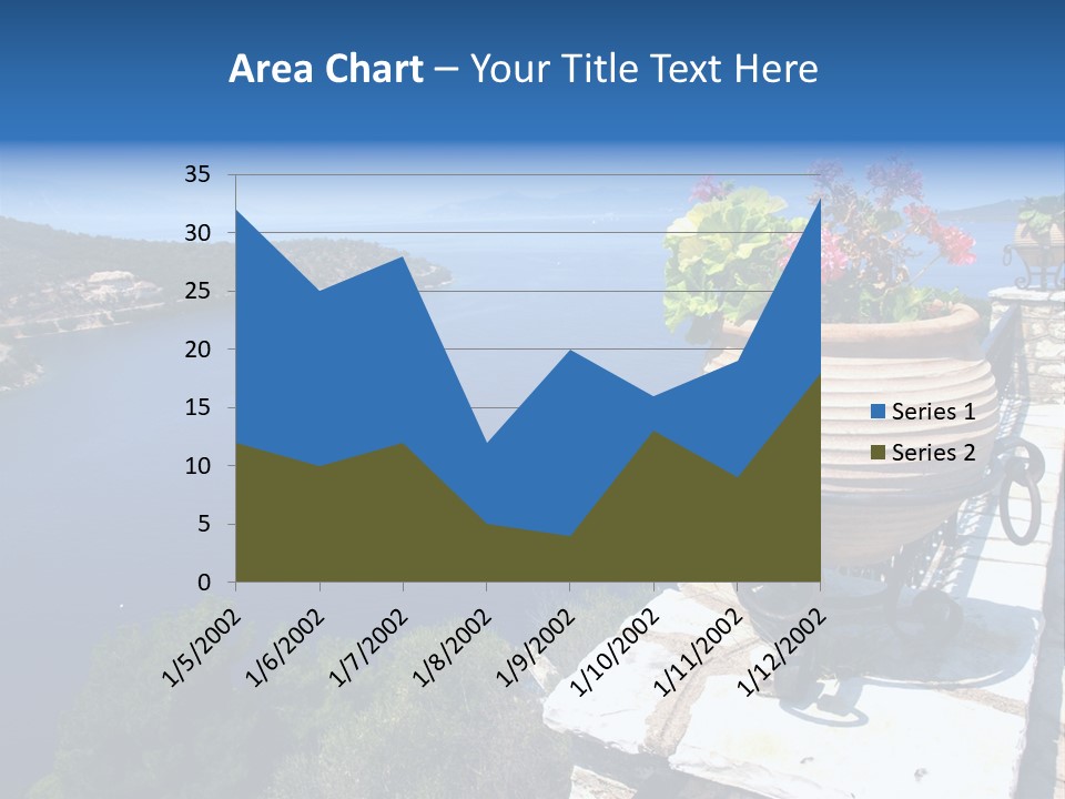 Tranquil Sea Beach PowerPoint Template
