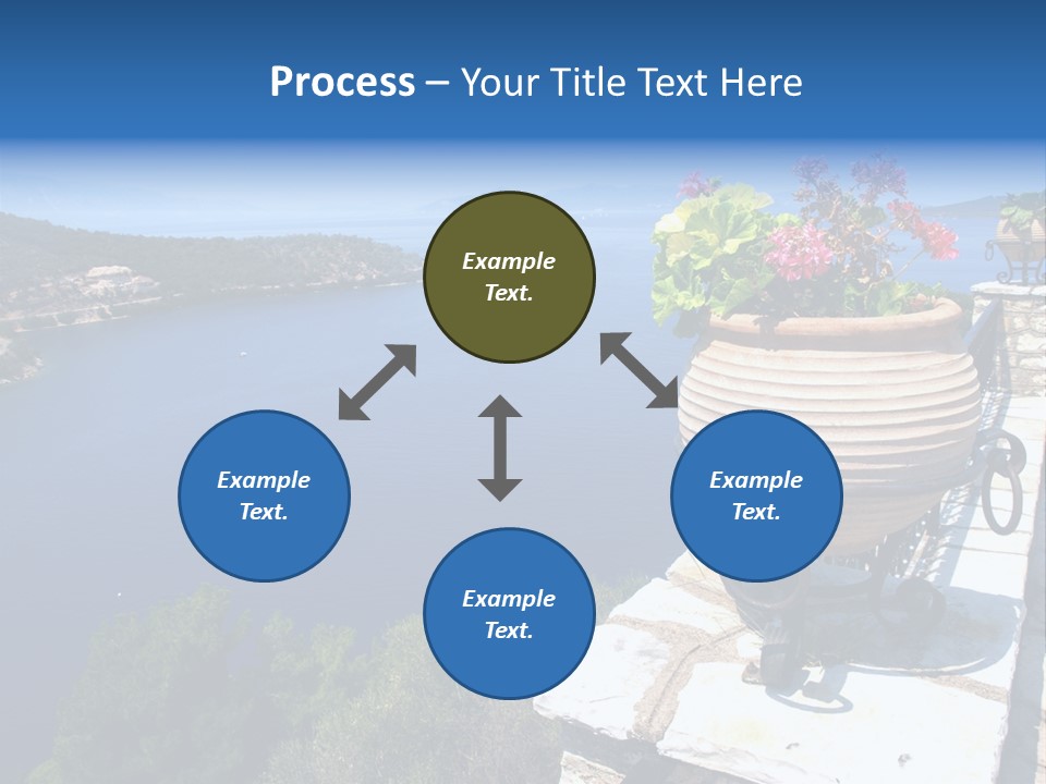 Tranquil Sea Beach PowerPoint Template