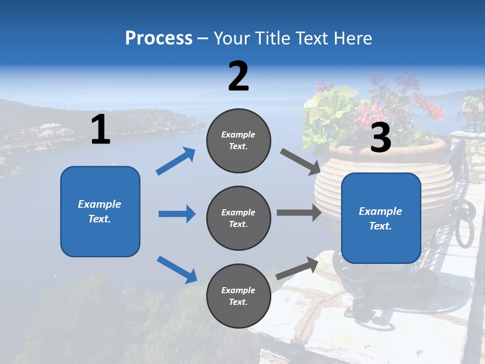 Tranquil Sea Beach PowerPoint Template