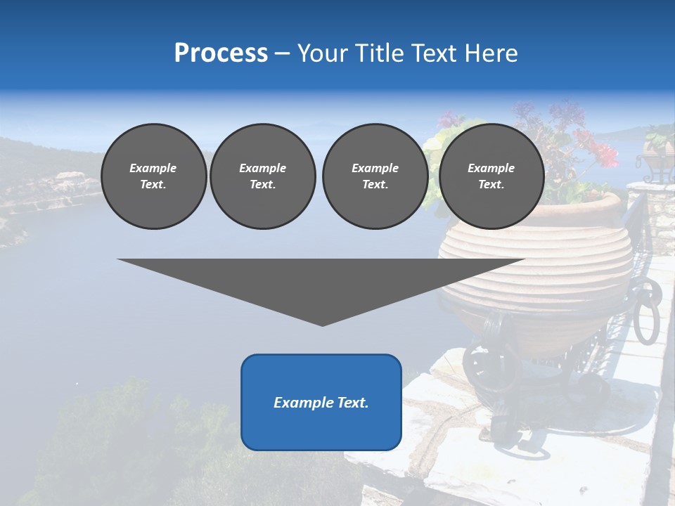 Tranquil Sea Beach PowerPoint Template