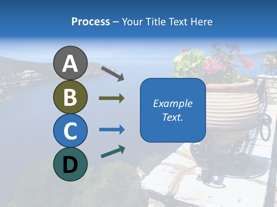Tranquil Sea Beach PowerPoint Template