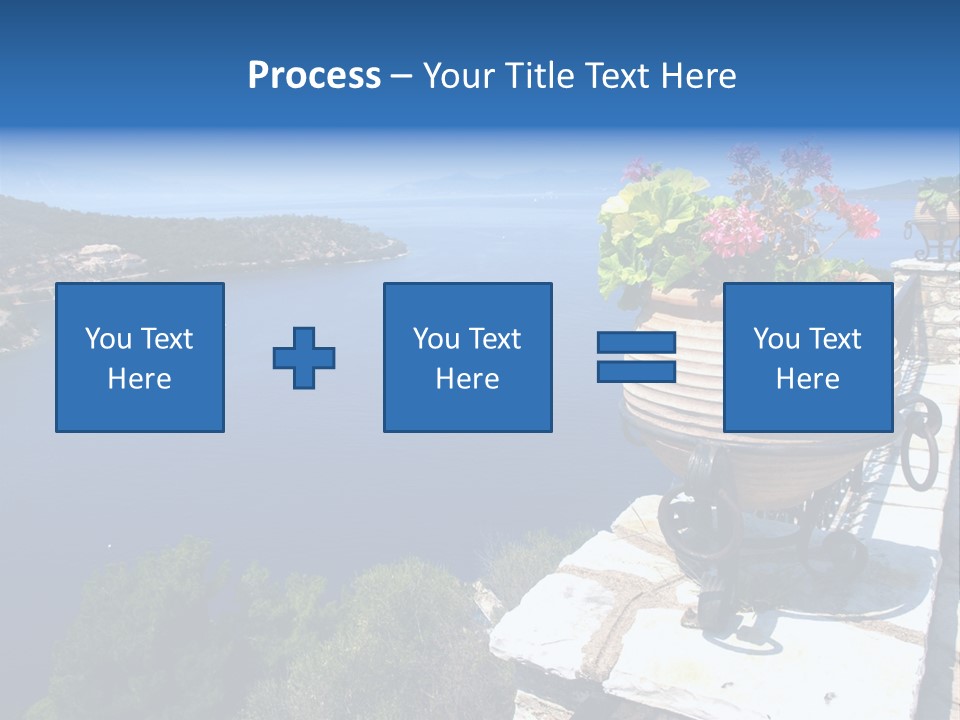 Tranquil Sea Beach PowerPoint Template