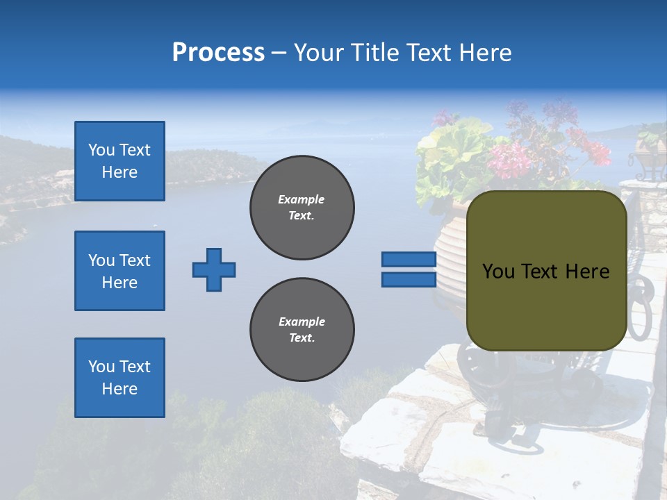Tranquil Sea Beach PowerPoint Template
