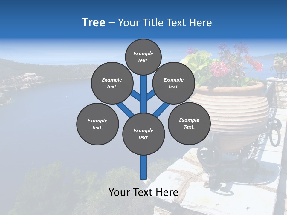 Tranquil Sea Beach PowerPoint Template