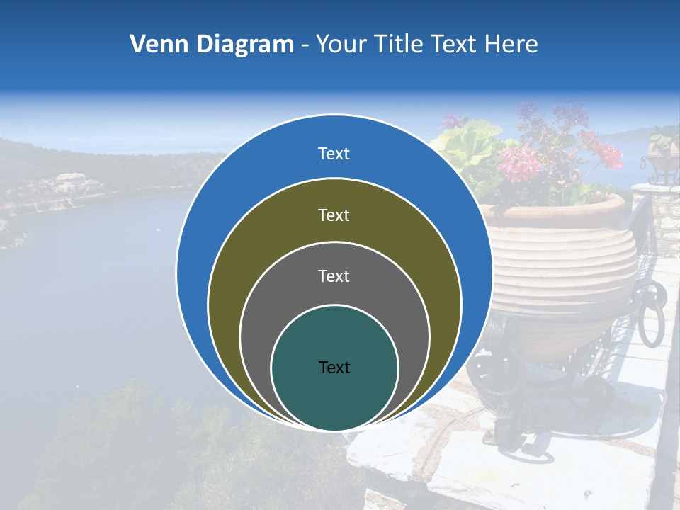 Tranquil Sea Beach PowerPoint Template