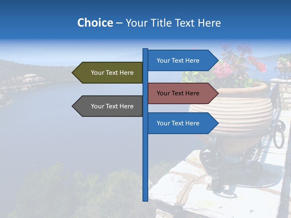 Tranquil Sea Beach PowerPoint Template