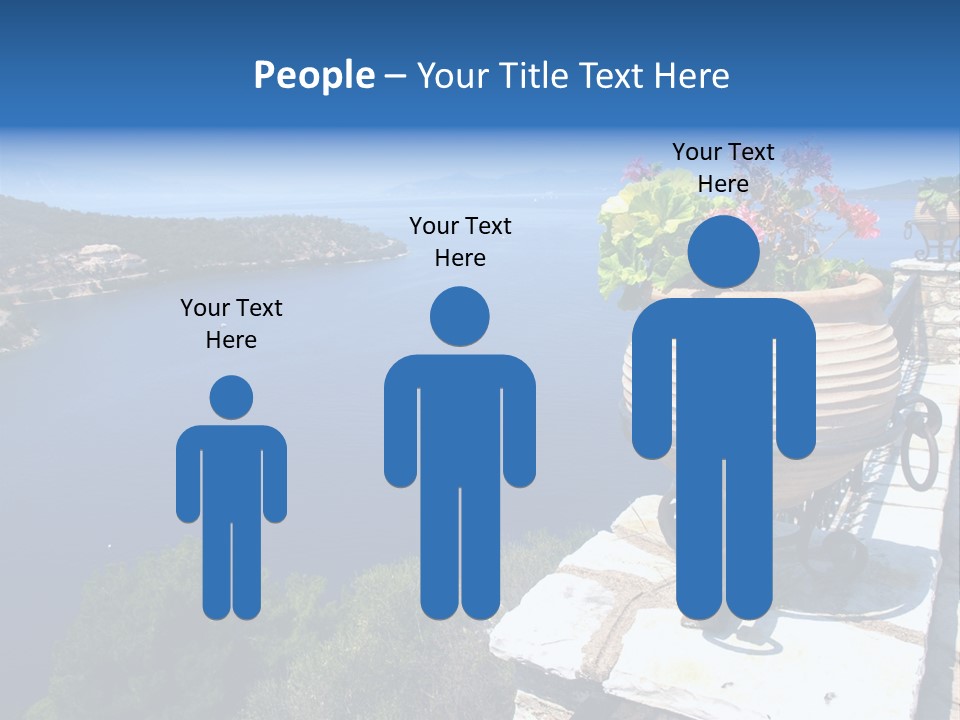 Tranquil Sea Beach PowerPoint Template