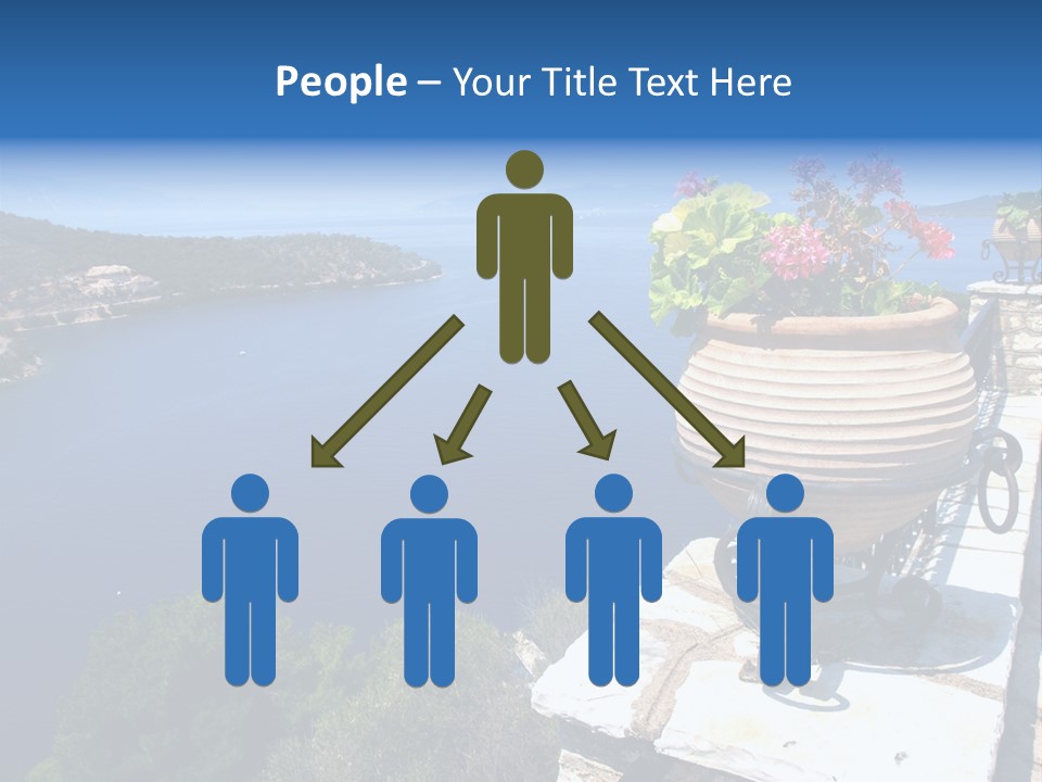 Tranquil Sea Beach PowerPoint Template