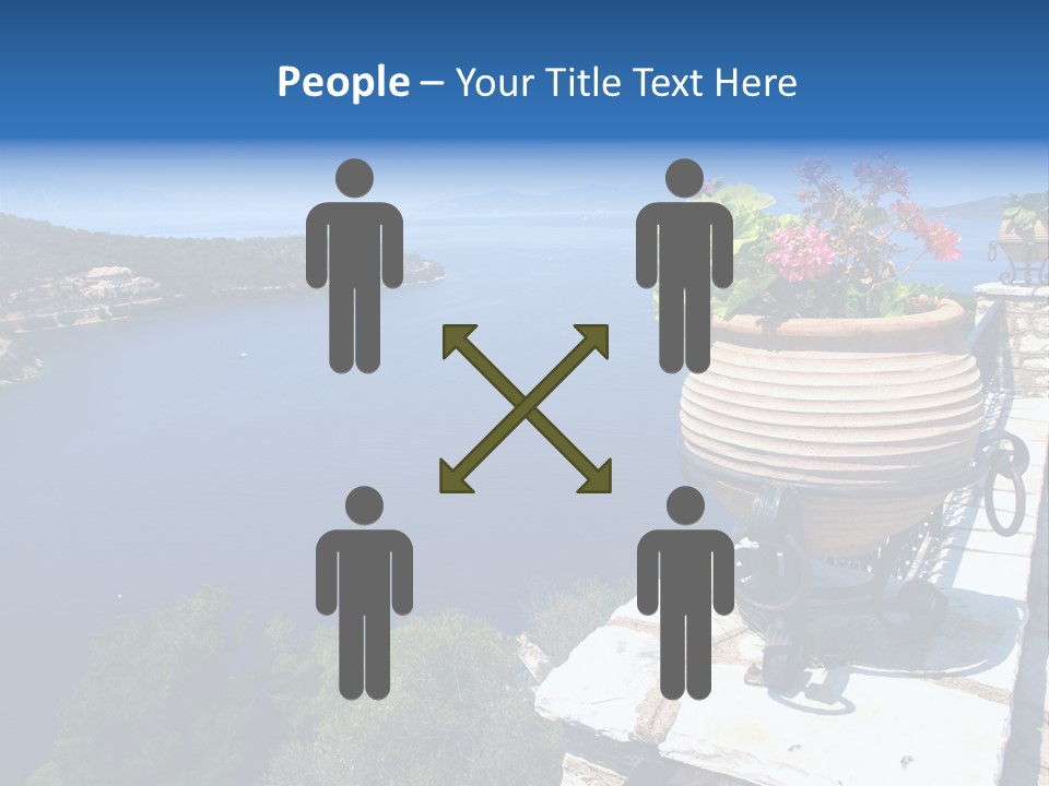 Tranquil Sea Beach PowerPoint Template