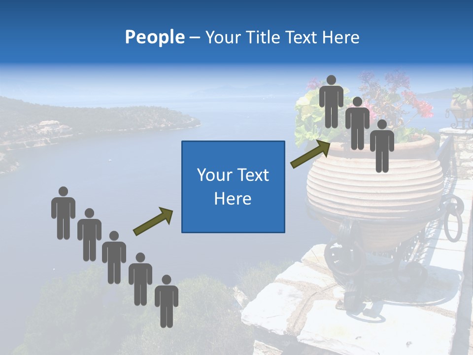 Tranquil Sea Beach PowerPoint Template