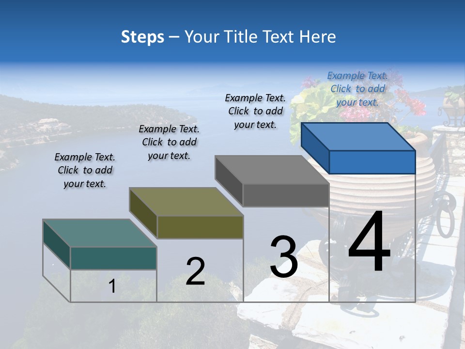 Tranquil Sea Beach PowerPoint Template