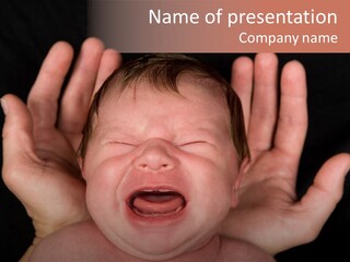 Child Card Daughter PowerPoint Template