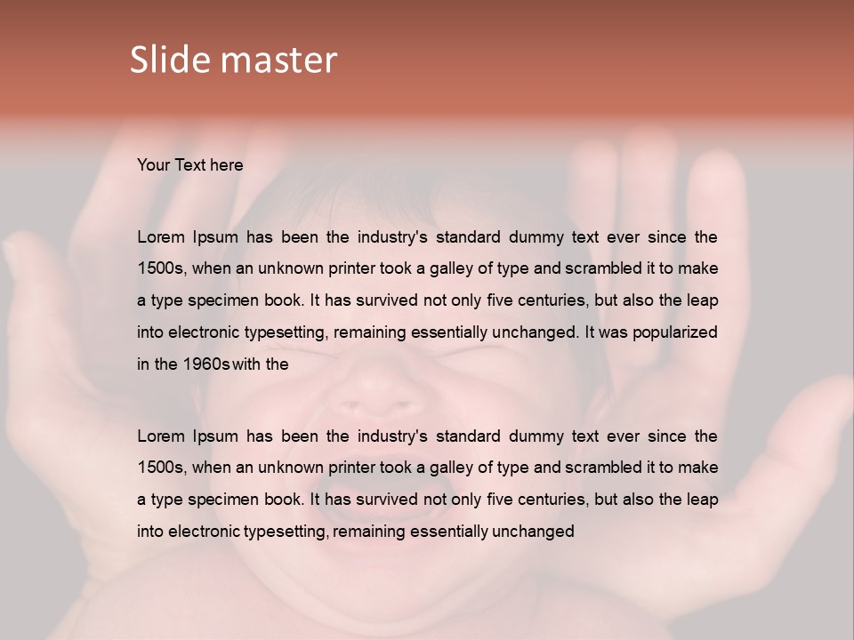 Child Card Daughter PowerPoint Template